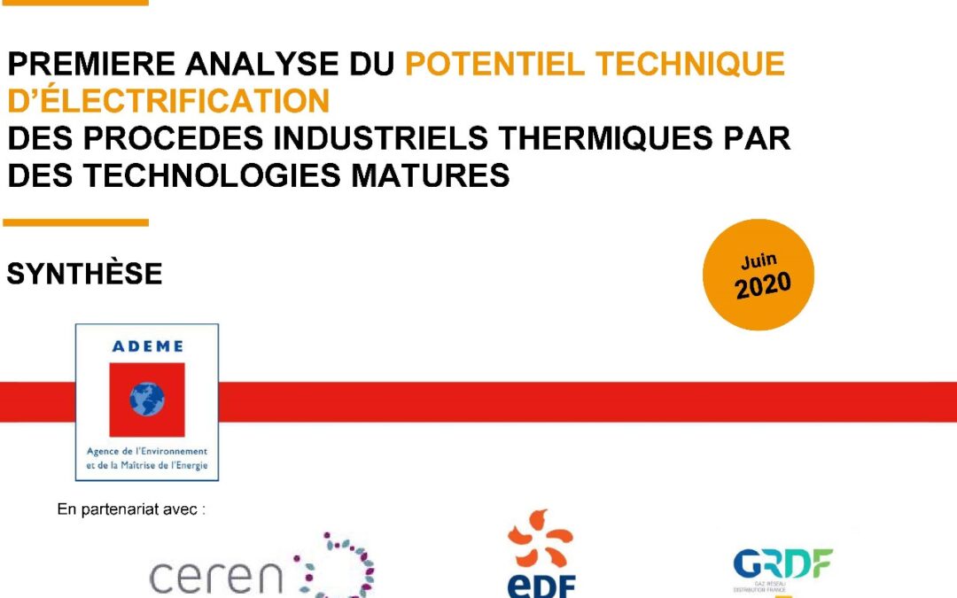 Une nouvelle étude du Ceren dans le cadre de la réflexion sur la décarbonation dans l’industrie